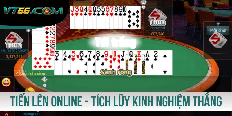 Tiến Lên online - Tích Lũy Kinh Nghiệm Thắng Đậm Từ VT66